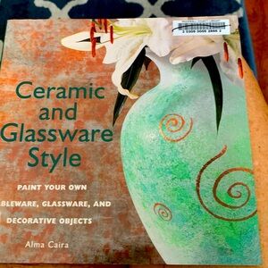 Great How to create beautiful Ceramic & Glassware book .